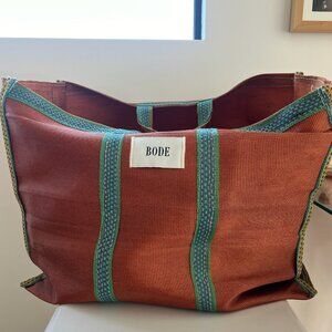 Rare Bode X-Large Market Tote -Orange/Teal